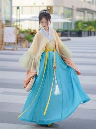 花朝记｜复晋系列｜晋制汉服垂顺版｜风吟｜晋制单襦半袖穿孔破裙-淘宝网 主图 001.jpg