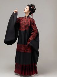【雁回时x燕云织造联名定制】墨染云绸庄寒雁同款明制汉服套装-淘宝网 主图 005.jpg