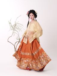 风间林【丛荷摇光】原创明制汉服仿妆花织金马面裙圆领对襟眉子短-淘宝网 主图 006.jpg