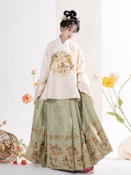 风间林【黄金缕】明制汉服仿妆花原创绿色日常可穿新中式马面裙夏-淘宝网 主图 006.jpg