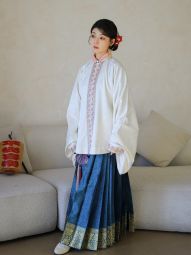 羅浮山下2.0｜元宵bi備白綾襖 明制豎領對襟琵琶袖漢服上衣有口袋-淘寶網 主圖 006.jpg