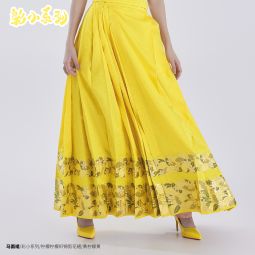 后物堂 2023年彩小系列“选择” 柠檬柠檬织锦剪花裙-淘宝网 主图 002.jpg