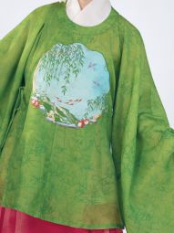 【山海明光】【春光乍泄】传统明制汉服圆领绣花补服马面裙套装-淘宝网 主图 001.jpg