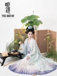 明镜华服【草木集】宋制铁拐墓长衫汉服女2024新款吊带百迭裙套装-淘宝网 主图 006.jpg