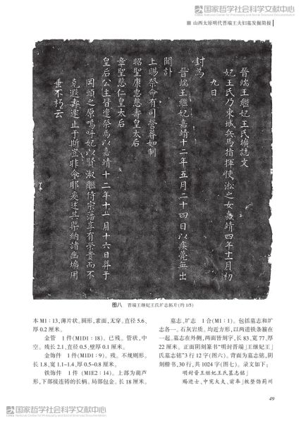 文件:山西太原明代晋端王夫妇墓发掘简报 006.jpg