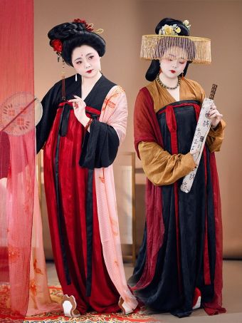 【佳期阁】【红黑蝴蝶提花下裙】唐制汉服破裙交嵛裙春款-淘宝网 主图 001.jpg