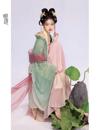 明镜华服【唐宫春晓】原创唐制梦华录汉服女夏薄款齐胸裙大袖衫-淘宝网 主图 001.jpg