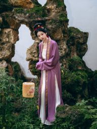 【山海明光】【不可追】现货宋制汉服歌乐长褙子仿黄昇吊带百迭裙-淘宝网 主图 003.jpg