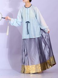 尘余馆｜茹苑｜天丝提花异色贴边圆领弓袋袖短衫汉服-淘宝网 主图 004.jpg