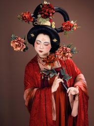 【佳期阁】【花谜】五周年店庆晚唐供养人风格齐胸衫裙披衫-淘宝网 主图 005.jpg